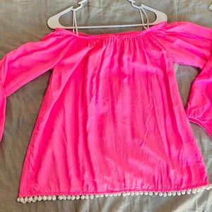 Lilly Pulitzer Off the Shoulder Top